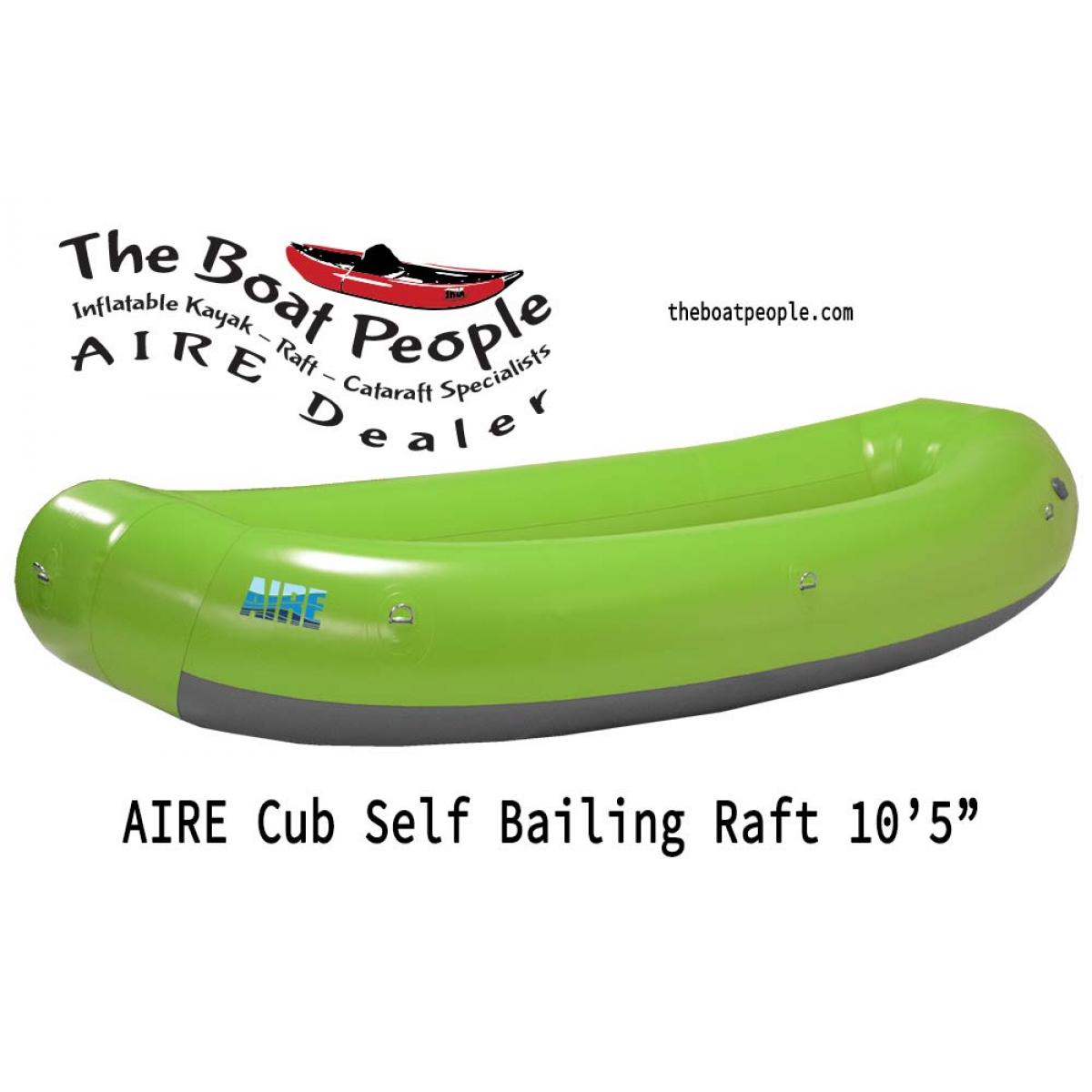 AIRE Cub Self Bailing Raft 10 feet 5 inches long